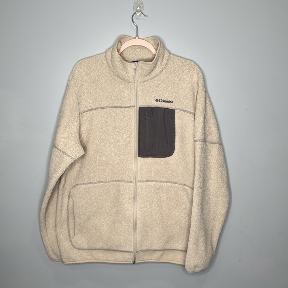 Columbia Men’s Sherpa Sweater Sz L